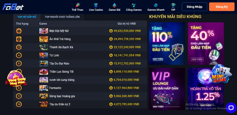 Quy trình nạp tiền JILI WIN